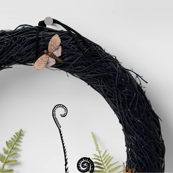 NWT - 16" Twig Tombstone Halloween Scene Wreath - Hyde & EEK! - Picture 6 of 8